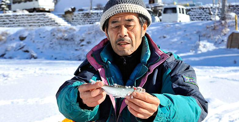 南相木村 立岩湖