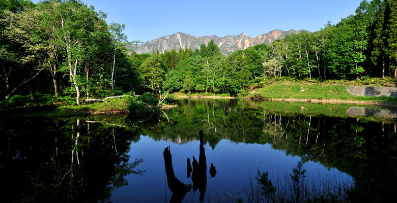 秋山郷 天池