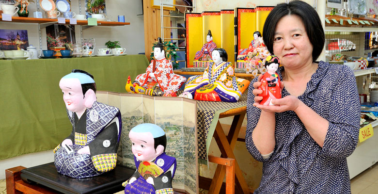 中野市 まちかど土びな展