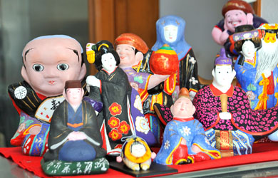 中野市 まちかど土びな展