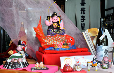 中野市 まちかど土びな展