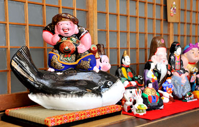 中野市 まちかど土びな展