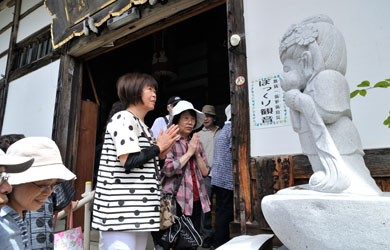 飯山市戸狩温泉 あじさい寺、ぽっくり観音